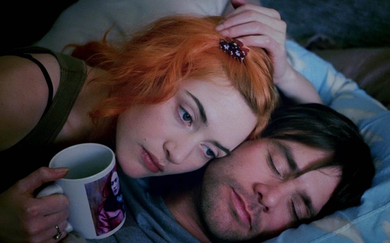 Kate Winslet y Jim Carrey en Eternal Sunshine of the Spotless Mind