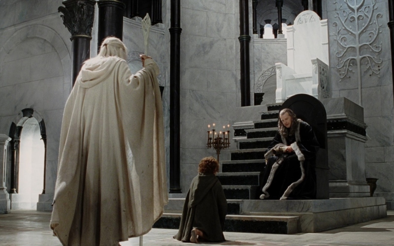 Gandalf, Pippin y Denethor