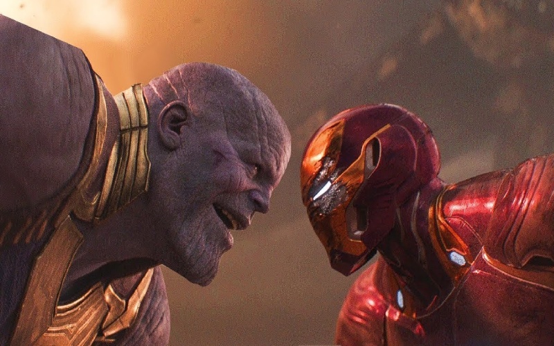 Iron Man y Thanos