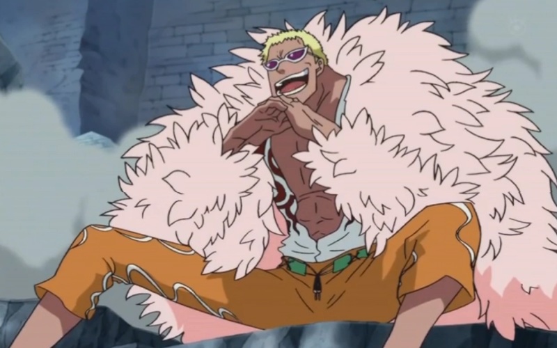 Doflamingo en Marineford