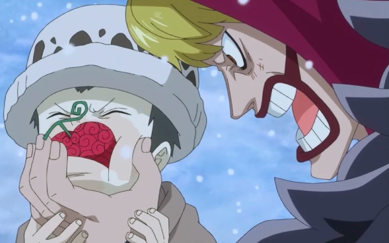 Law comiendo la Ope-Ope no mi.